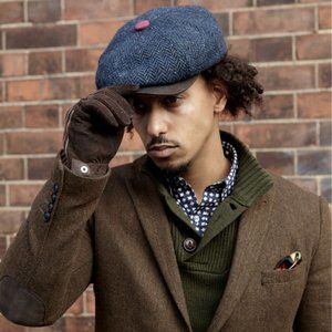 Dasmarca Charlie Newsboy Tweed Wool Size XL